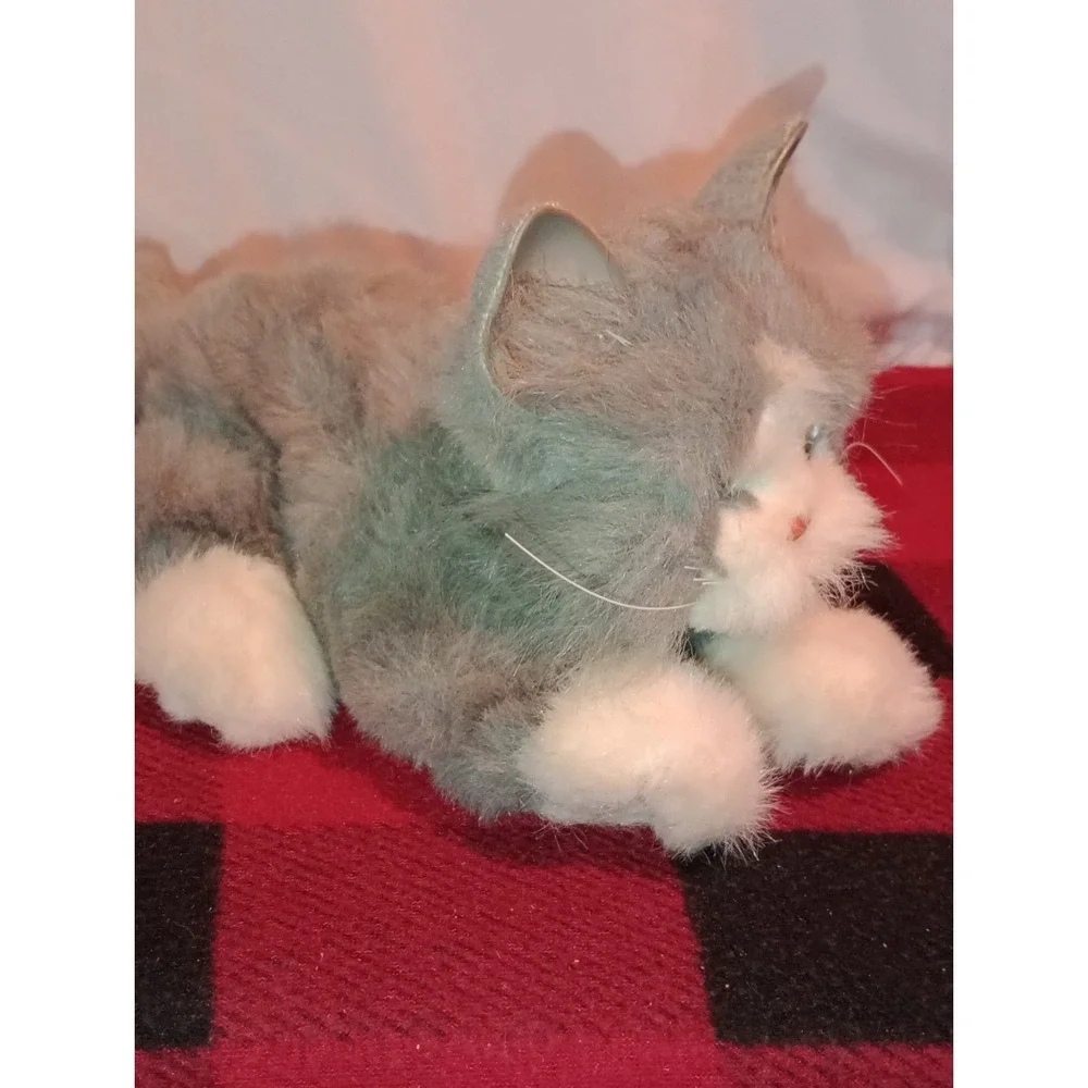 FurReal Friends Kitten Grey Long Haired Cat Tiger Hasbro Vintage Robotic Toy Pet